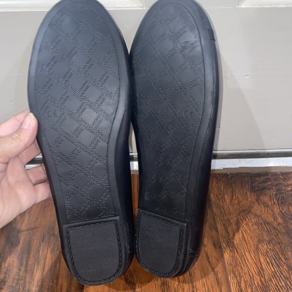 VIONIC Women's Sz 10 Caroll Flats Ballet Shoes Black Leather Comfort Closed Toe - Picture 7 of 10